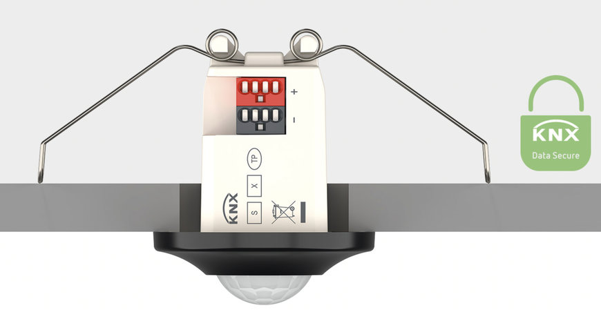 the Piccola mini by Theben presence and motion detector now also available as a KNX version